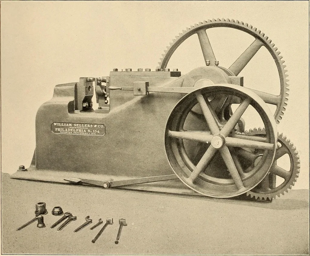 An illustration from Illustrated catalogue and general description of improved machine tools for working metal, 1899, leaf 200