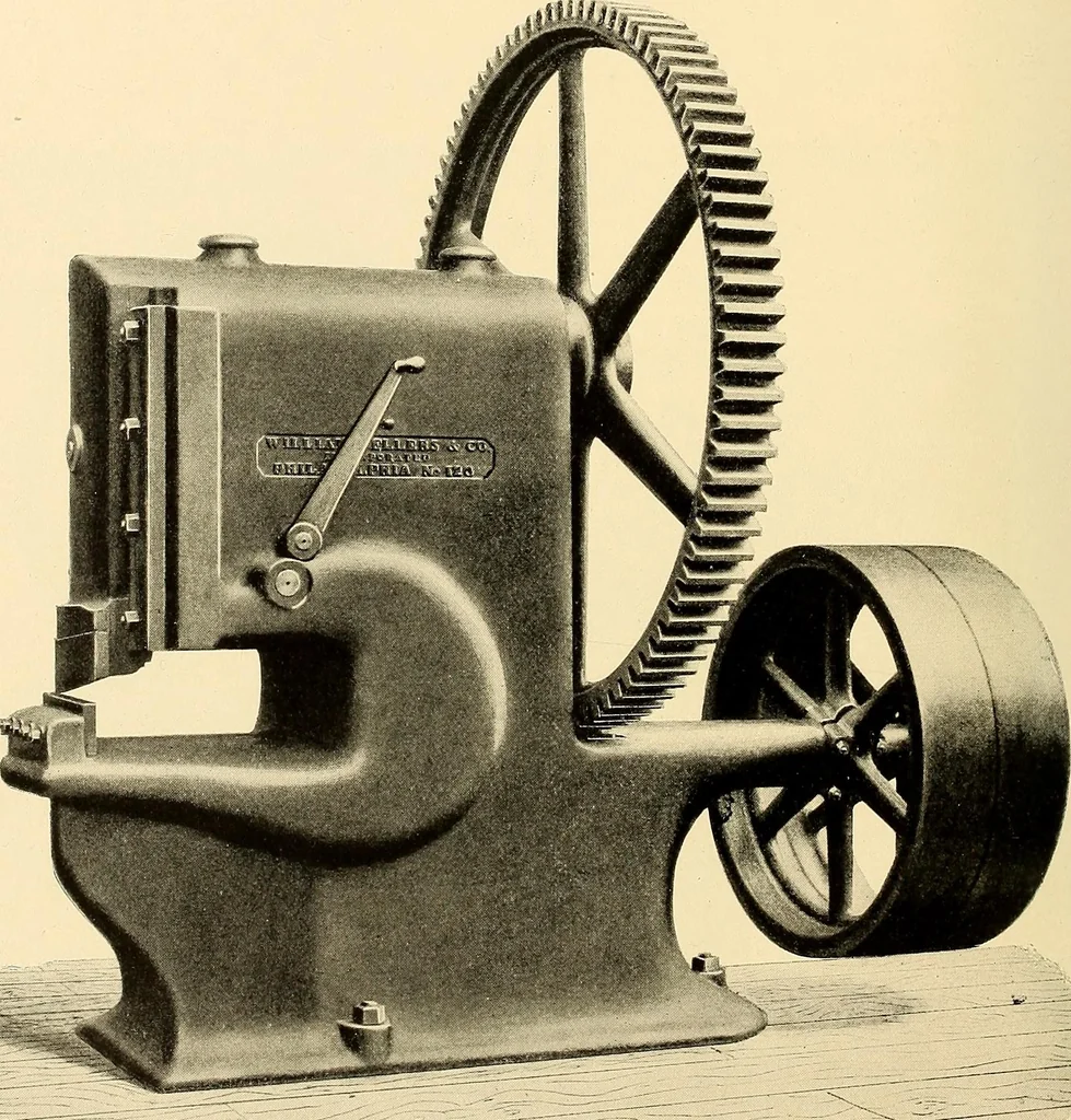 An illustration from Illustrated catalogue and general description of improved machine tools for working metal, 1899, leaf 201