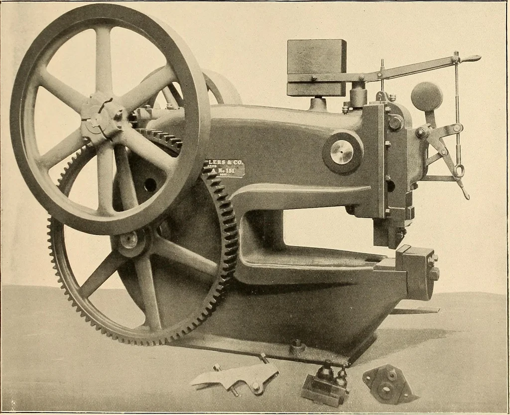 An illustration from Illustrated catalogue and general description of improved machine tools for working metal, 1899, leaf 202