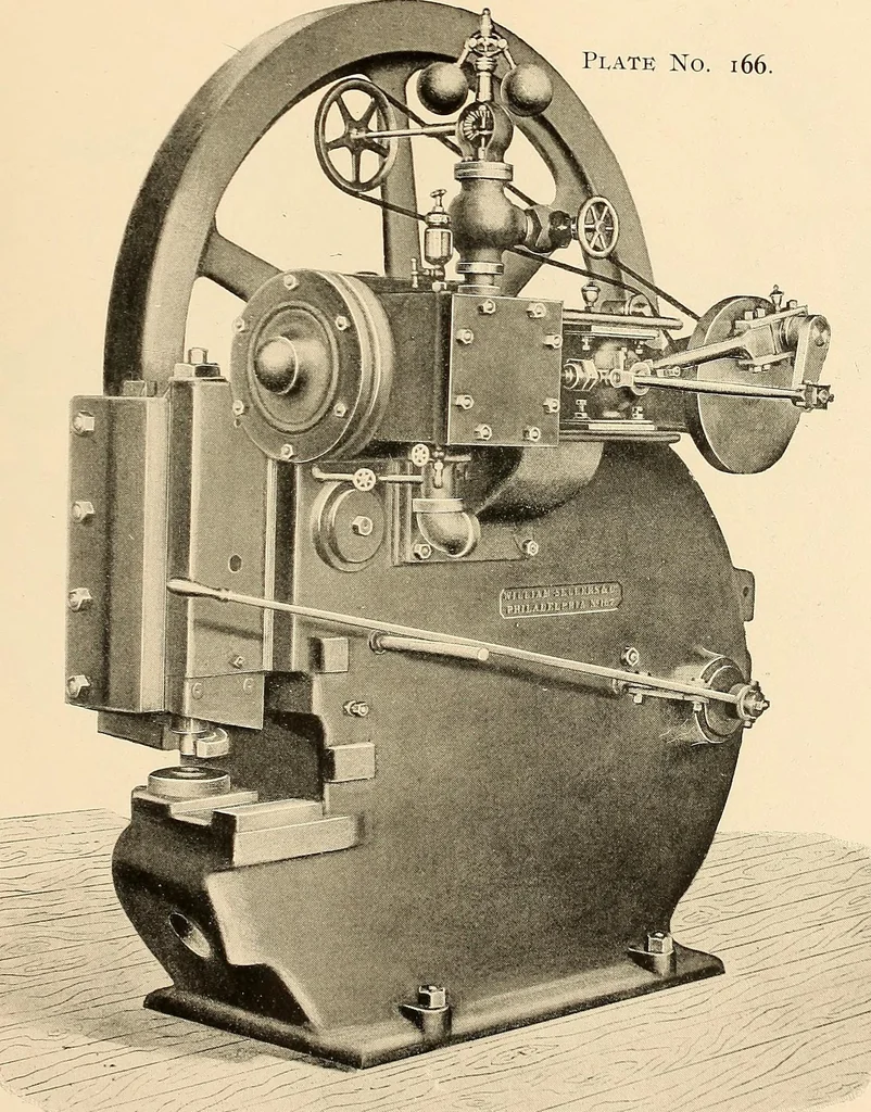 An illustration from Illustrated catalogue and general description of improved machine tools for working metal, 1899, leaf 204