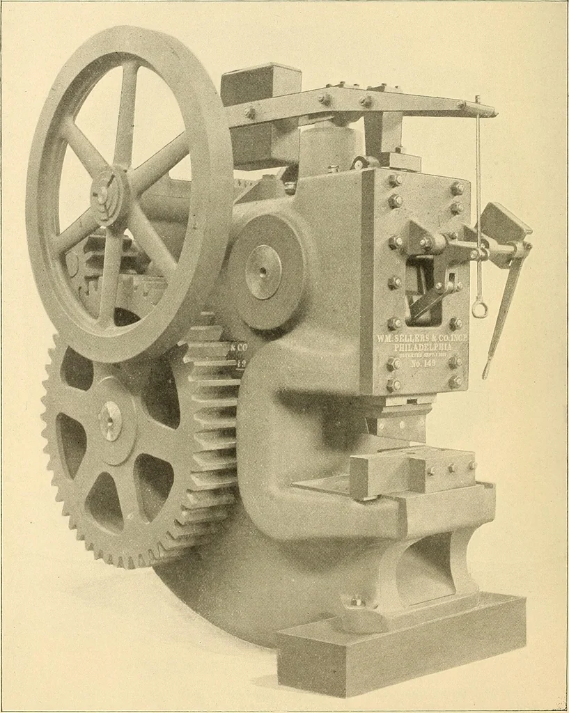 An illustration from Illustrated catalogue and general description of improved machine tools for working metal, 1899, leaf 205