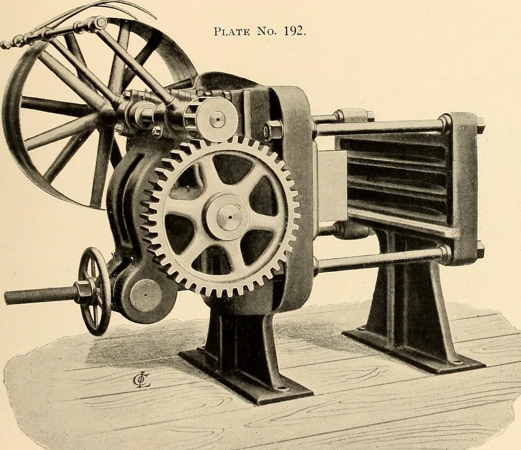 An illustration from Illustrated catalogue and general description of improved machine tools for working metal, 1899, leaf 236
