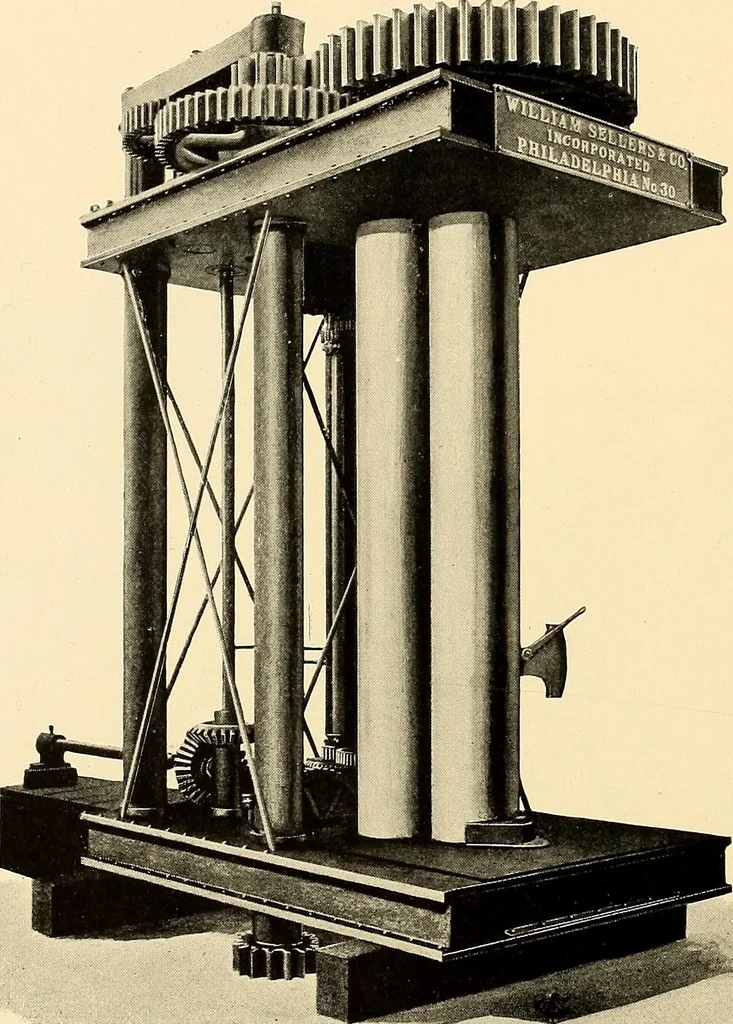 An illustration from Illustrated catalogue and general description of improved machine tools for working metal, 1899, leaf 249