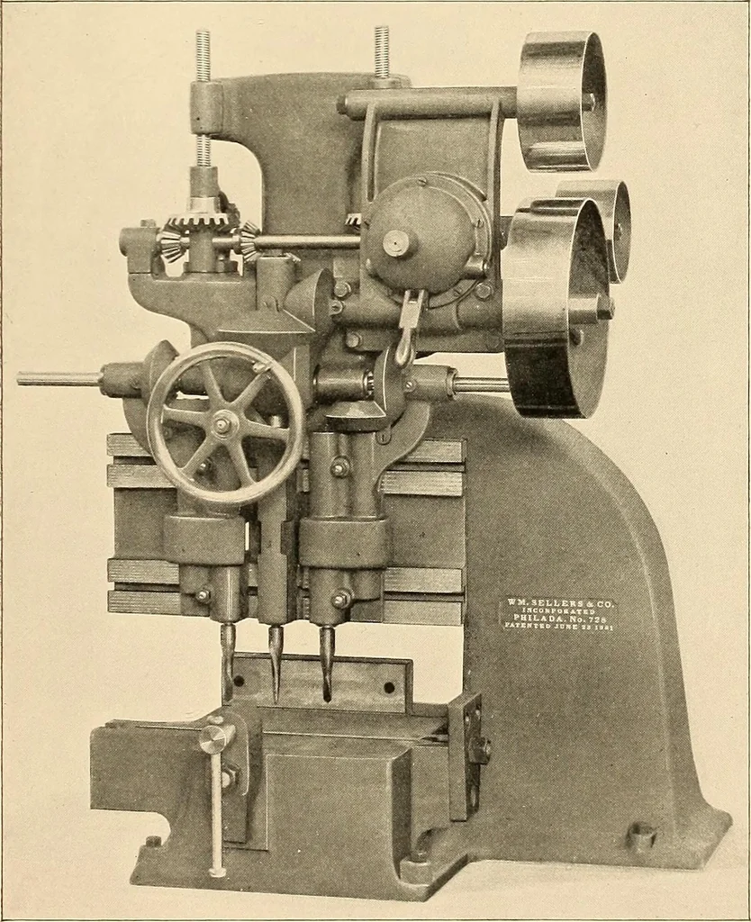 An illustration from Illustrated catalogue and general description of improved machine tools for working metal, 1899, leaf 26
