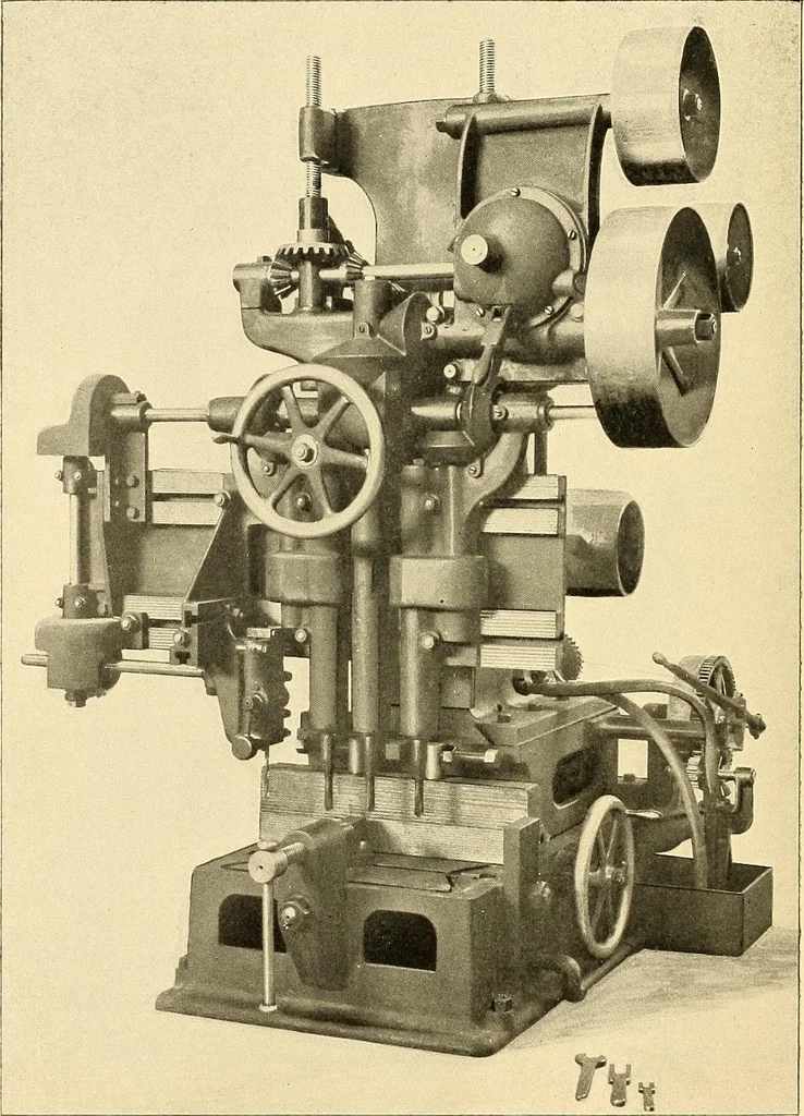An illustration from Illustrated catalogue and general description of improved machine tools for working metal, 1899, leaf 27