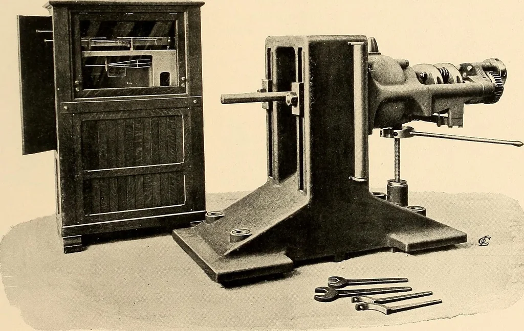 An illustration from Illustrated catalogue and general description of improved machine tools for working metal, 1899, leaf 322