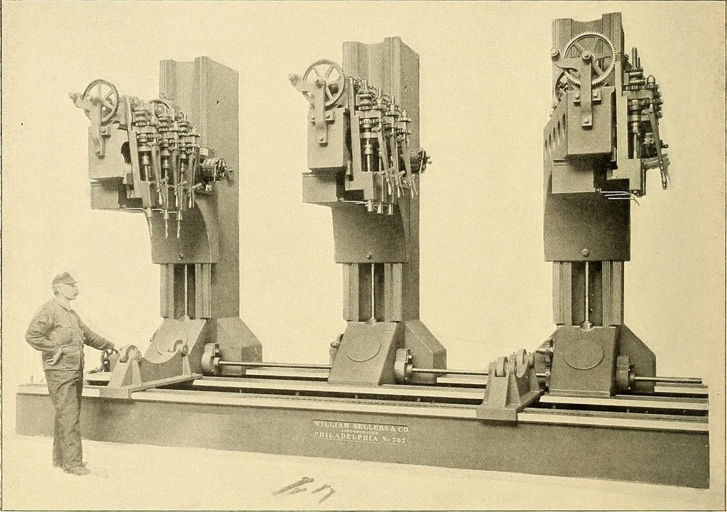 An illustration from Illustrated catalogue and general description of improved machine tools for working metal, 1899, leaf 35