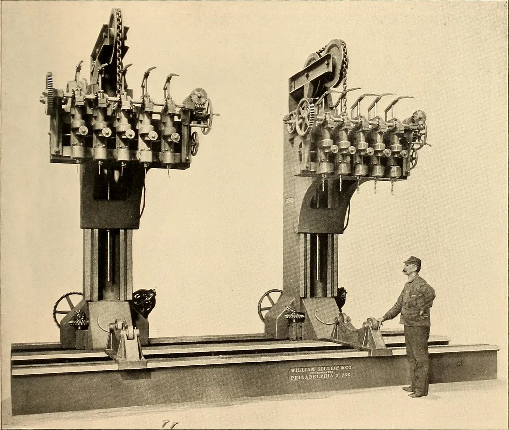 An illustration from Illustrated catalogue and general description of improved machine tools for working metal, 1899, leaf 36