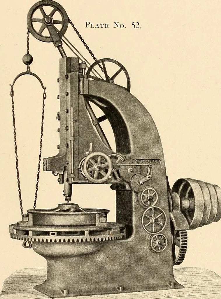 An illustration from Illustrated catalogue and general description of improved machine tools for working metal, 1899, leaf 72