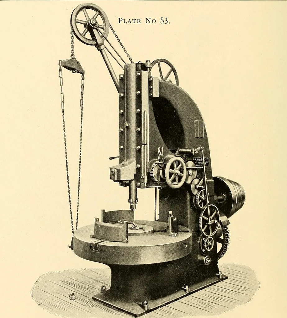 An illustration from Illustrated catalogue and general description of improved machine tools for working metal, 1899, leaf 73