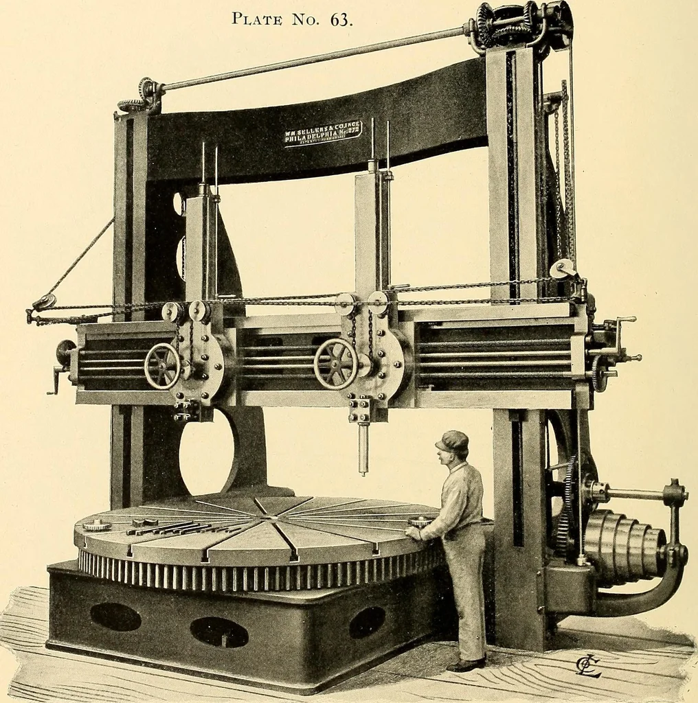 An illustration from Illustrated catalogue and general description of improved machine tools for working metal, 1899, leaf 83