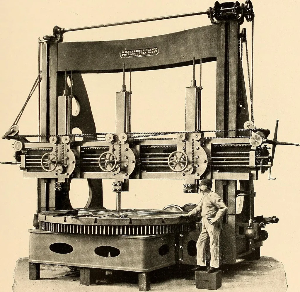 An illustration from Illustrated catalogue and general description of improved machine tools for working metal, 1899, leaf 84