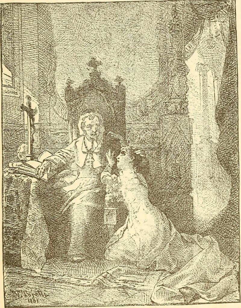An illustration from Illustrated catalogue of the art gallery of the Southern Exposition, Louisville, Ky., August 16-October 25, 1884, 1884, leaf 110