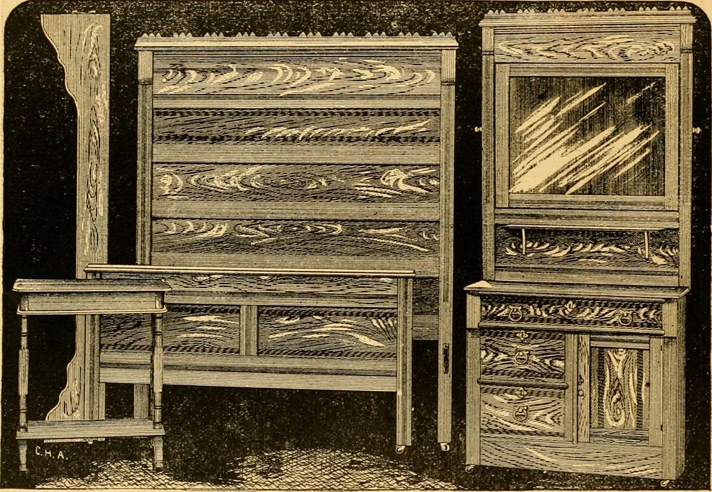 An illustration from Illustrated catalogue : cottage furniture., 1884, leaf 13