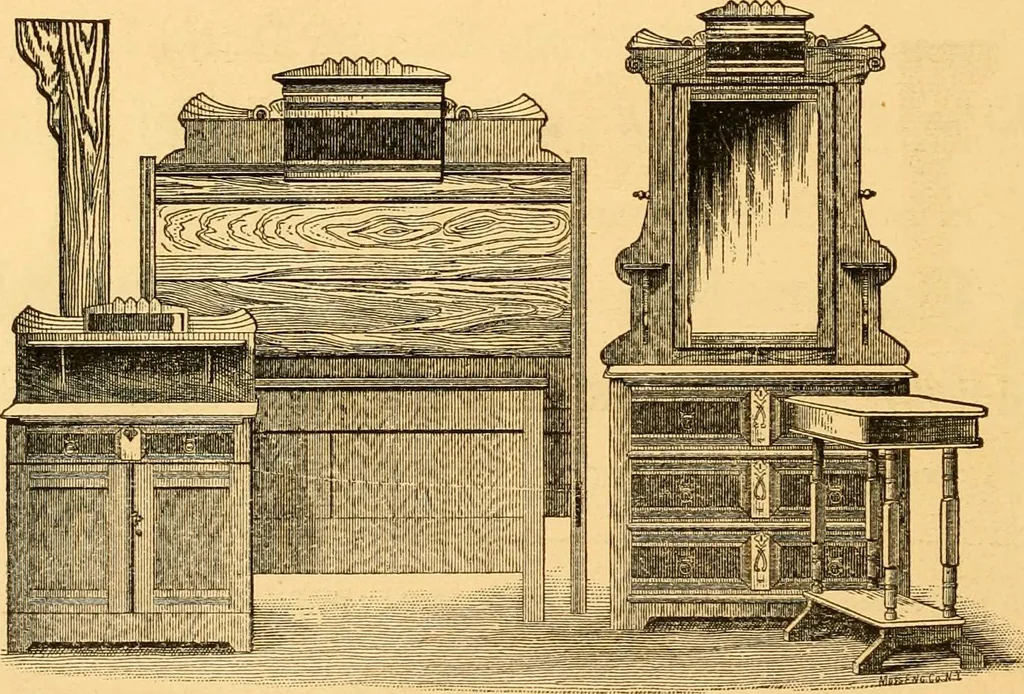 An illustration from Illustrated catalogue : cottage furniture., 1884, leaf 5