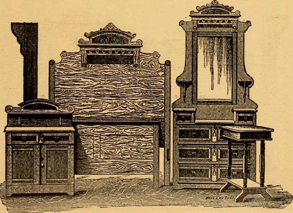 An illustration from Illustrated catalogue : cottage furniture., 1884, leaf 6