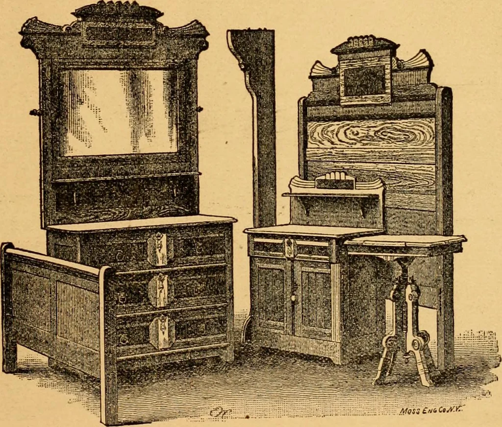 An illustration from Illustrated catalogue : cottage furniture., 1884, leaf 8