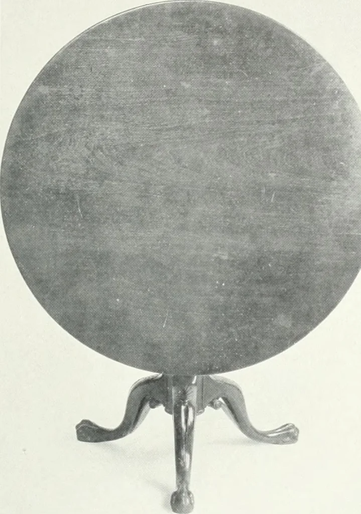 An illustration from Illustrated catalogue of a notable collection of beautiful English furniture of the XVII and XVIII centuries, 1910, leaf 100