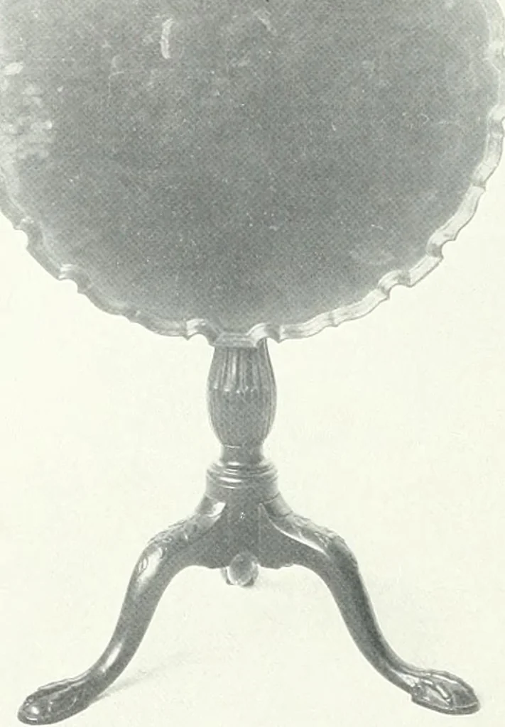 An illustration from Illustrated catalogue of a notable collection of beautiful English furniture of the XVII and XVIII centuries, 1910, leaf 101