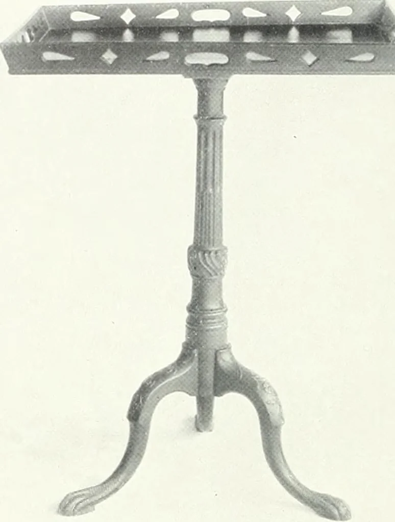 An illustration from Illustrated catalogue of a notable collection of beautiful English furniture of the XVII and XVIII centuries, 1910, leaf 103