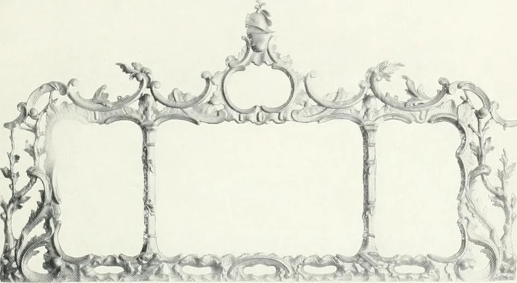 An illustration from Illustrated catalogue of a notable collection of beautiful English furniture of the XVII and XVIII centuries, 1910, leaf 122