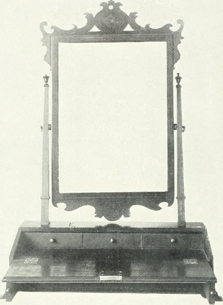 An illustration from Illustrated catalogue of a notable collection of beautiful English furniture of the XVII and XVIII centuries, 1910, leaf 123