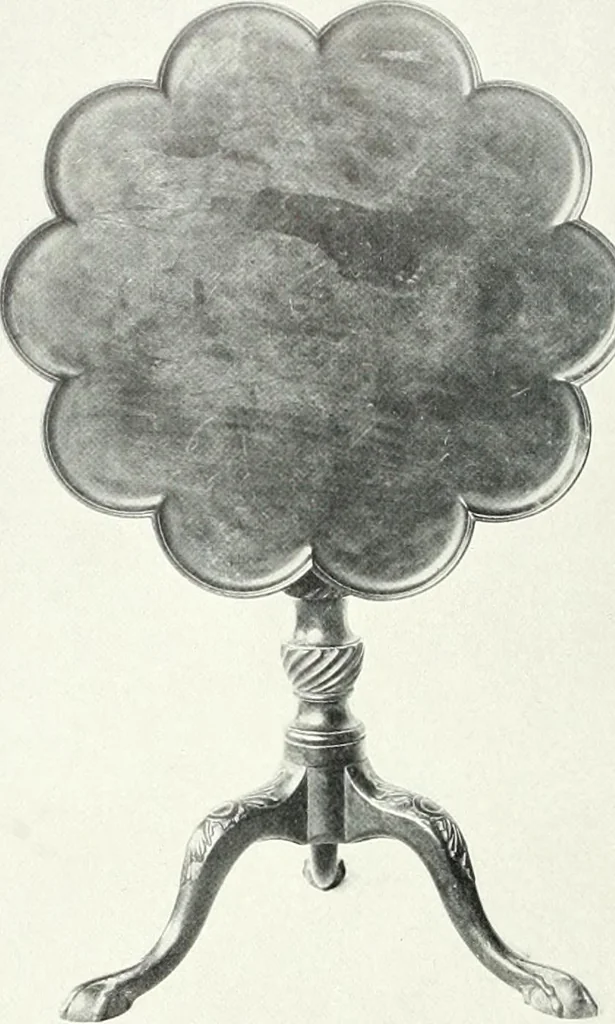 An illustration from Illustrated catalogue of a notable collection of beautiful English furniture of the XVII and XVIII centuries, 1910, leaf 131