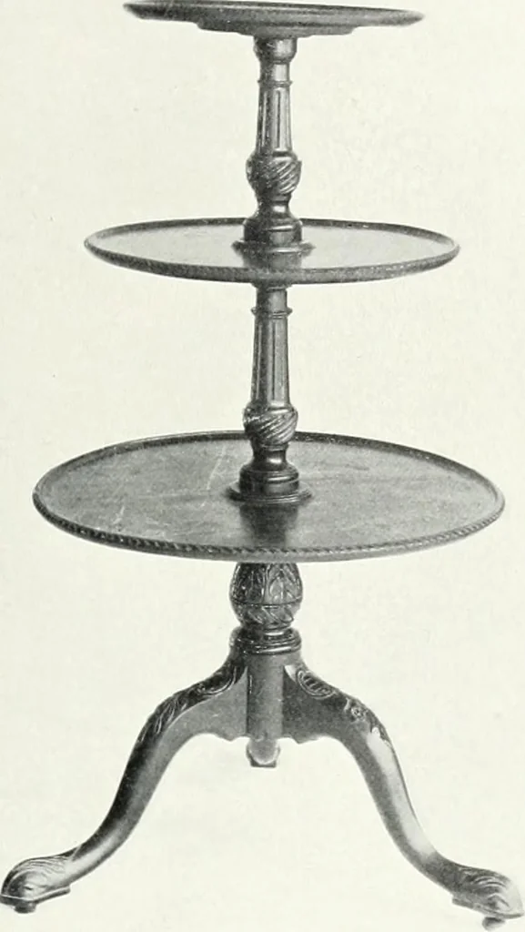 An illustration from Illustrated catalogue of a notable collection of beautiful English furniture of the XVII and XVIII centuries, 1910, leaf 132