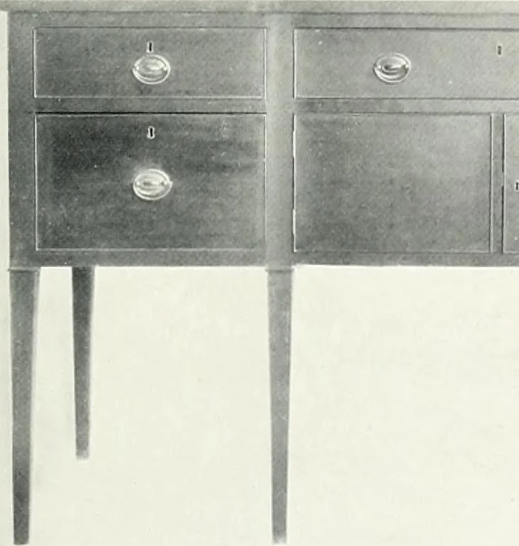 An illustration from Illustrated catalogue of a notable collection of beautiful English furniture of the XVII and XVIII centuries, 1910, leaf 142