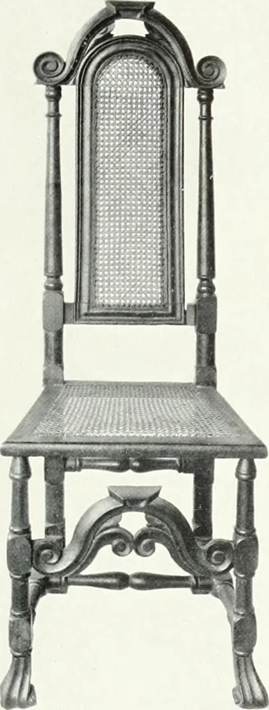 An illustration from Illustrated catalogue of a notable collection of beautiful English furniture of the XVII and XVIII centuries, 1910, leaf 146
