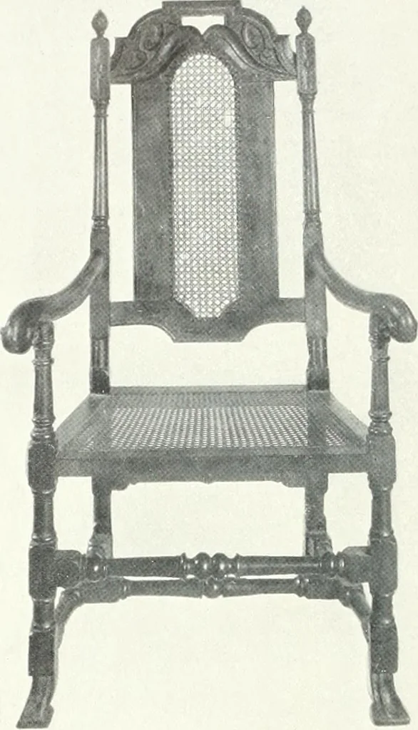 An illustration from Illustrated catalogue of a notable collection of beautiful English furniture of the XVII and XVIII centuries, 1910, leaf 147