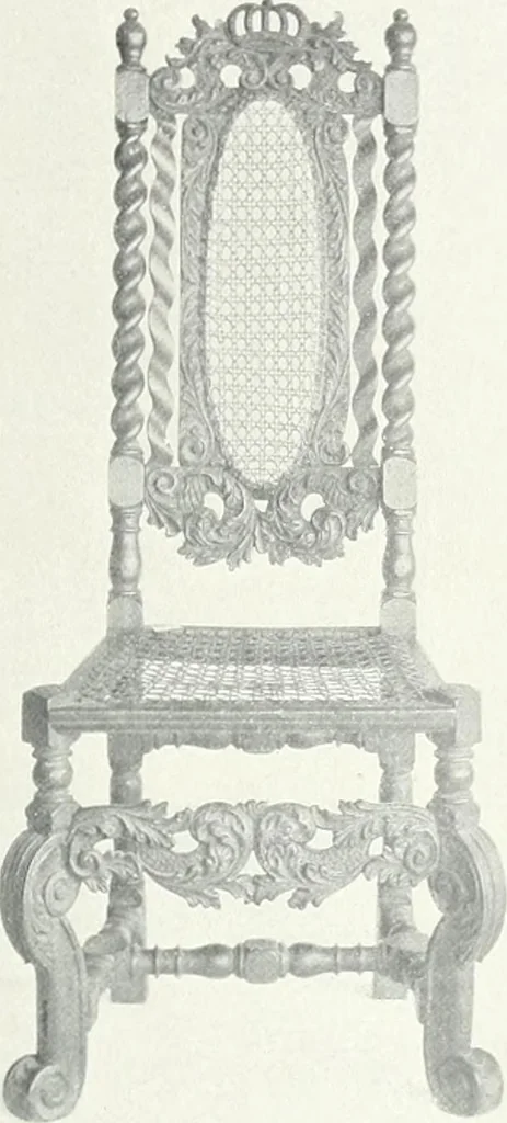 An illustration from Illustrated catalogue of a notable collection of beautiful English furniture of the XVII and XVIII centuries, 1910, leaf 148
