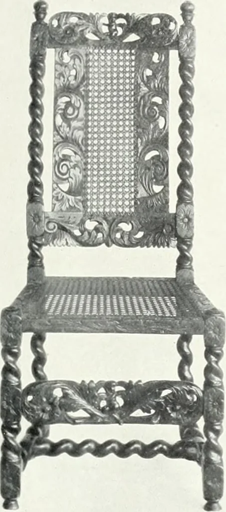 An illustration from Illustrated catalogue of a notable collection of beautiful English furniture of the XVII and XVIII centuries, 1910, leaf 150