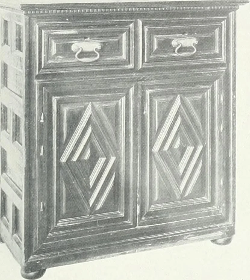 An illustration from Illustrated catalogue of a notable collection of beautiful English furniture of the XVII and XVIII centuries, 1910, leaf 156