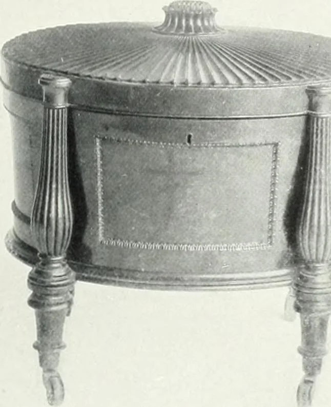An illustration from Illustrated catalogue of a notable collection of beautiful English furniture of the XVII and XVIII centuries, 1910, leaf 176