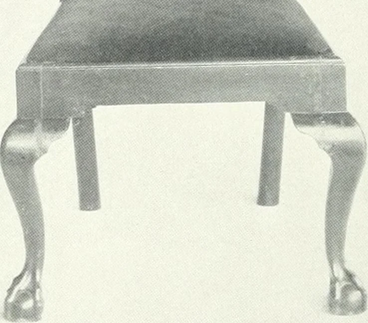 An illustration from Illustrated catalogue of a notable collection of beautiful English furniture of the XVII and XVIII centuries, 1910, leaf 191