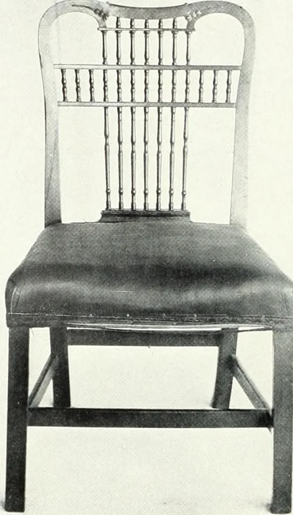 An illustration from Illustrated catalogue of a notable collection of beautiful English furniture of the XVII and XVIII centuries, 1910, leaf 215