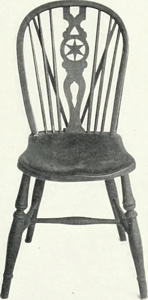 An illustration from Illustrated catalogue of a notable collection of beautiful English furniture of the XVII and XVIII centuries, 1910, leaf 22