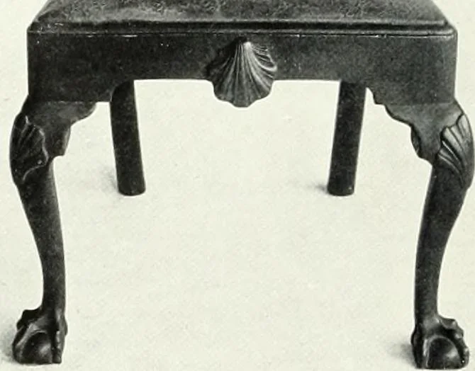 An illustration from Illustrated catalogue of a notable collection of beautiful English furniture of the XVII and XVIII centuries, 1910, leaf 225