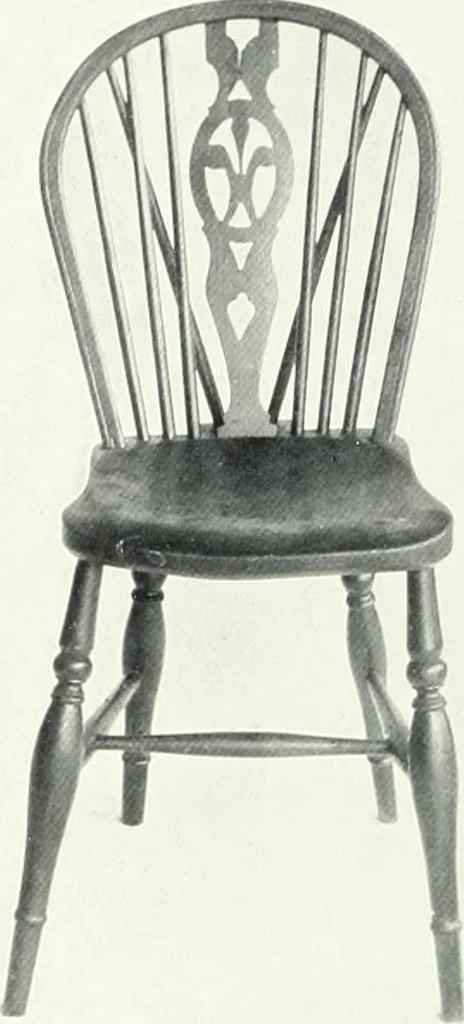 An illustration from Illustrated catalogue of a notable collection of beautiful English furniture of the XVII and XVIII centuries, 1910, leaf 23