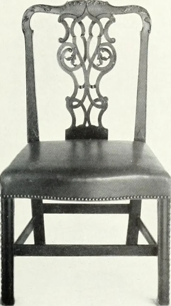An illustration from Illustrated catalogue of a notable collection of beautiful English furniture of the XVII and XVIII centuries, 1910, leaf 230