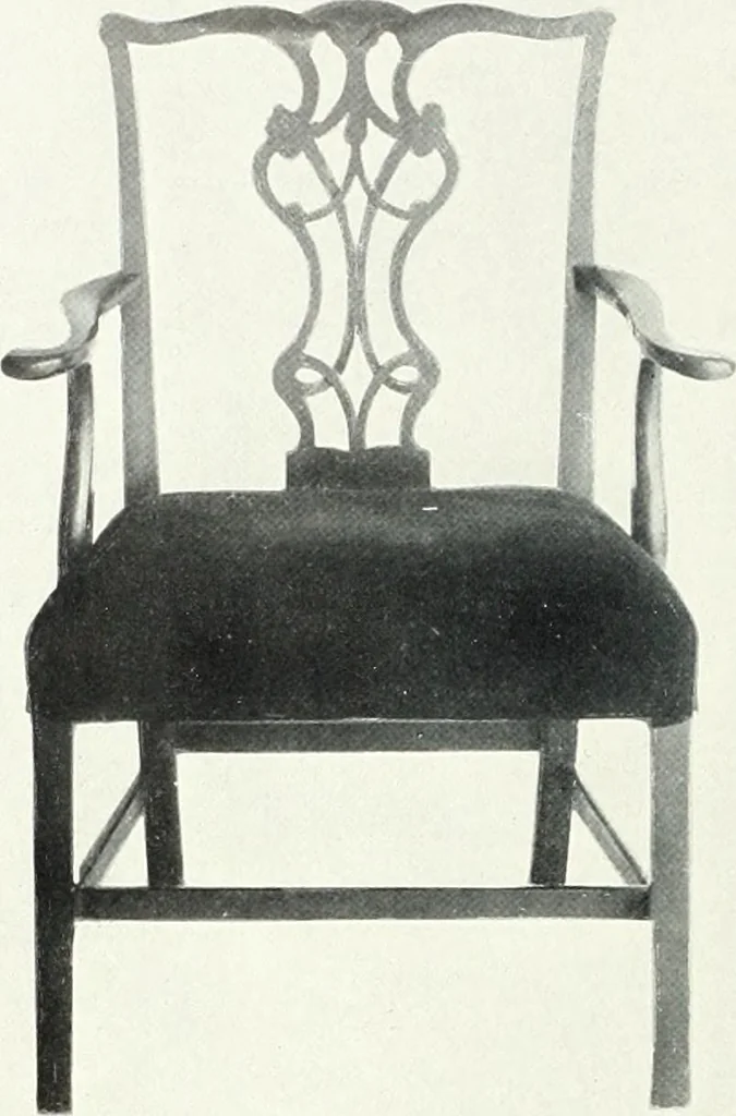 An illustration from Illustrated catalogue of a notable collection of beautiful English furniture of the XVII and XVIII centuries, 1910, leaf 231