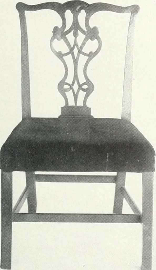 An illustration from Illustrated catalogue of a notable collection of beautiful English furniture of the XVII and XVIII centuries, 1910, leaf 232