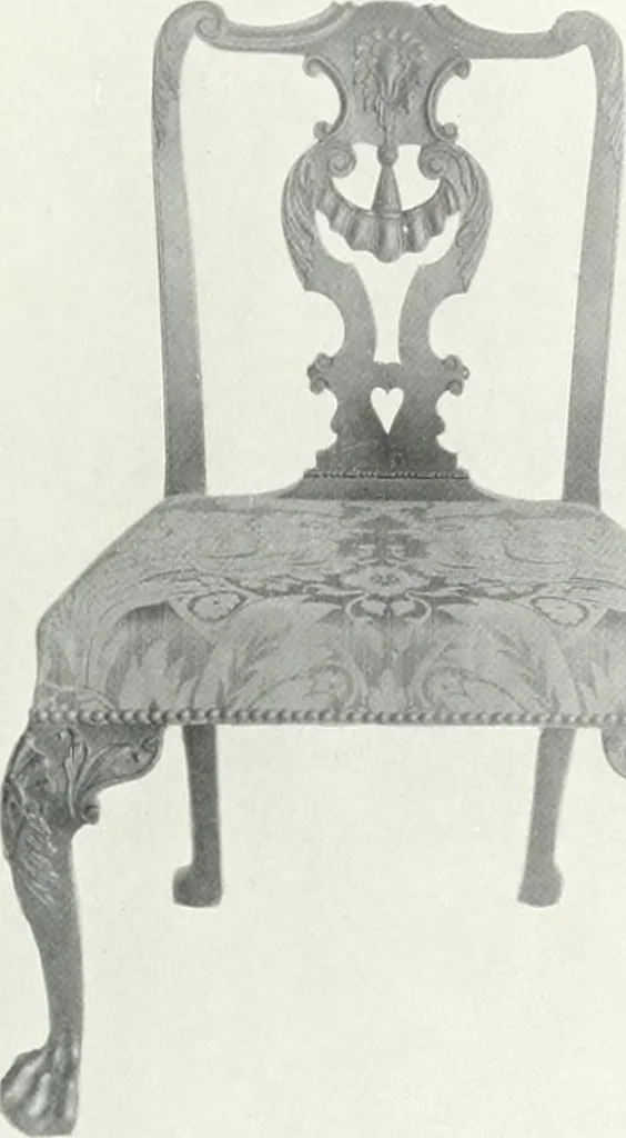 An illustration from Illustrated catalogue of a notable collection of beautiful English furniture of the XVII and XVIII centuries, 1910, leaf 246