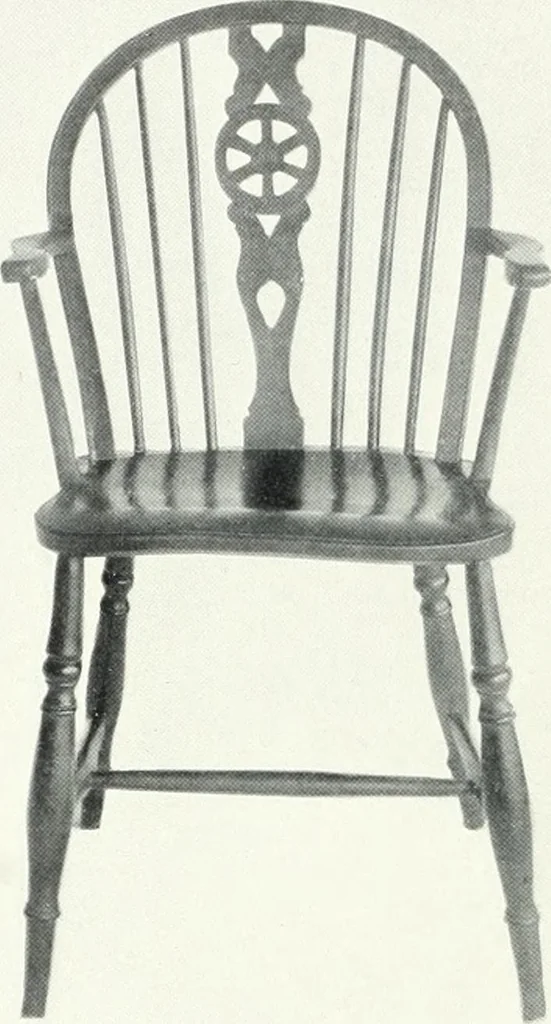 An illustration from Illustrated catalogue of a notable collection of beautiful English furniture of the XVII and XVIII centuries, 1910, leaf 25