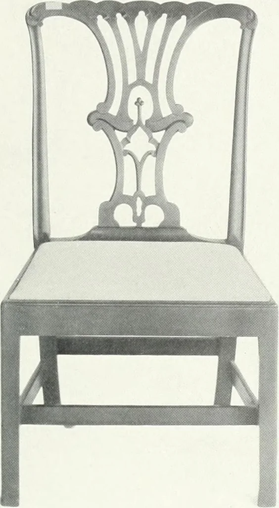 An illustration from Illustrated catalogue of a notable collection of beautiful English furniture of the XVII and XVIII centuries, 1910, leaf 258