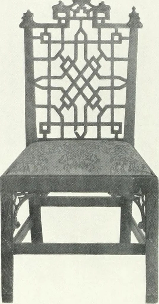 An illustration from Illustrated catalogue of a notable collection of beautiful English furniture of the XVII and XVIII centuries, 1910, leaf 261