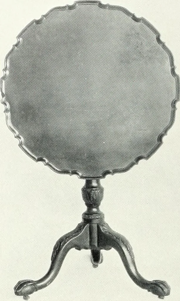 An illustration from Illustrated catalogue of a notable collection of beautiful English furniture of the XVII and XVIII centuries, 1910, leaf 263
