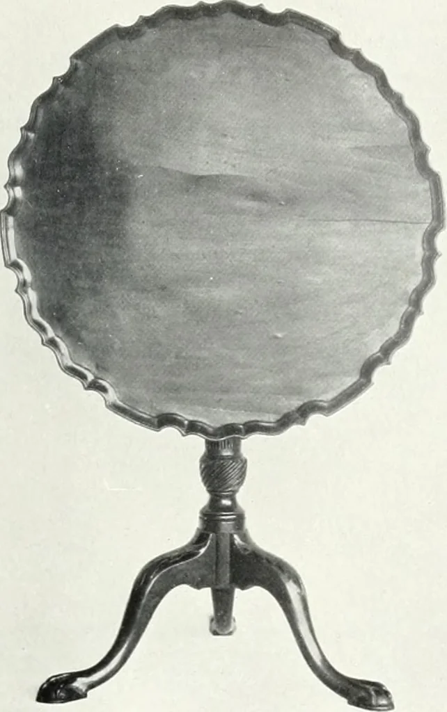 An illustration from Illustrated catalogue of a notable collection of beautiful English furniture of the XVII and XVIII centuries, 1910, leaf 264