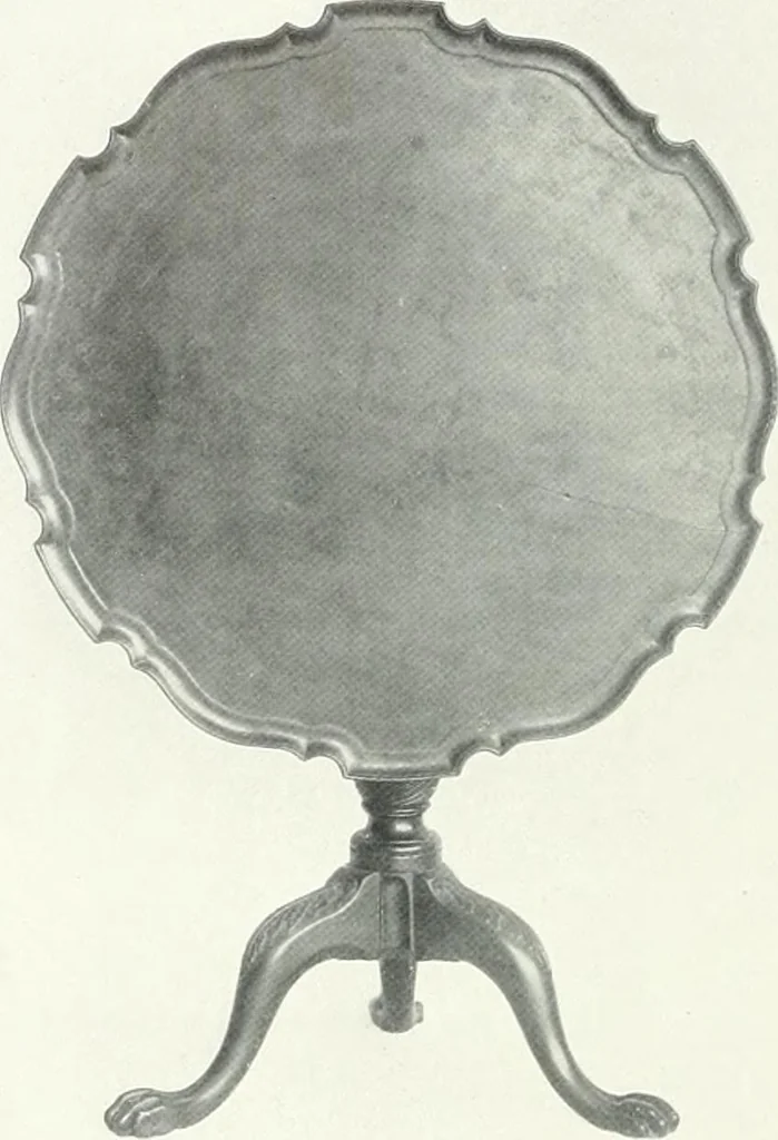 An illustration from Illustrated catalogue of a notable collection of beautiful English furniture of the XVII and XVIII centuries, 1910, leaf 265